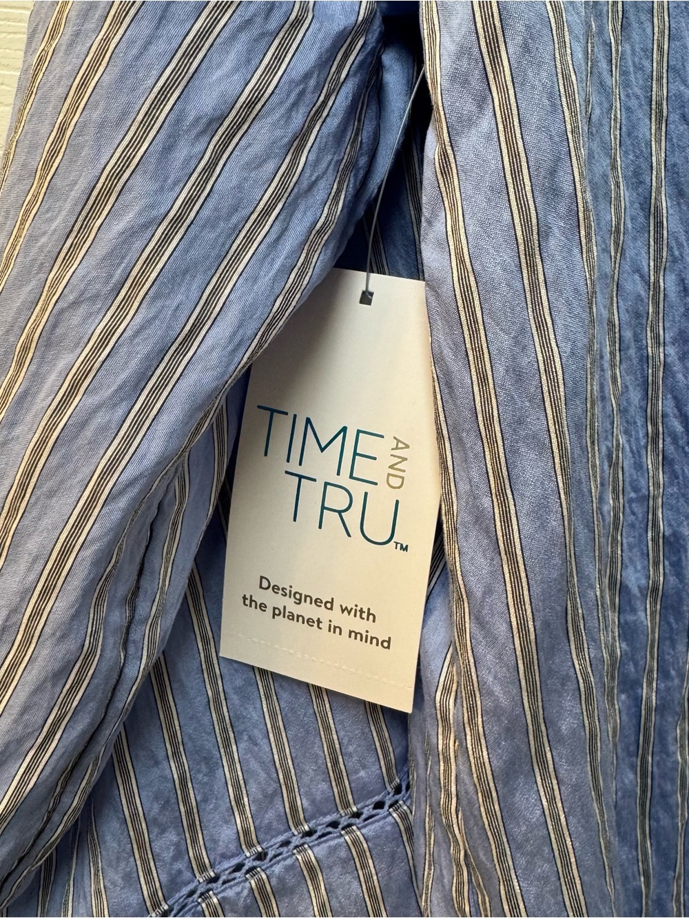 Time & Tru striped blouse - Picture 4 of 4